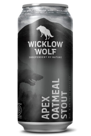 Wicklow Wolf Apex Oatmeal Stout Can Mockup 2025