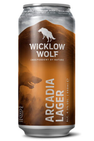 Wicklow Wolf Arcadia Gluten Free Lager Can Mockup 2025