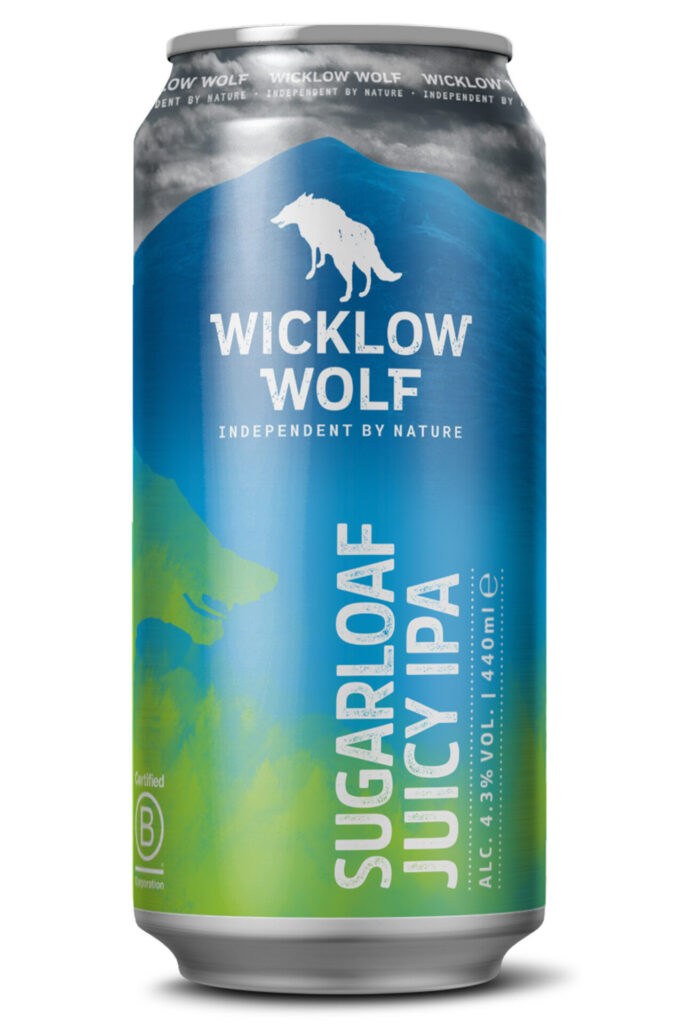 Wicklow Wolf Sugarloaf Juicy IPA 2025 Can Mockup