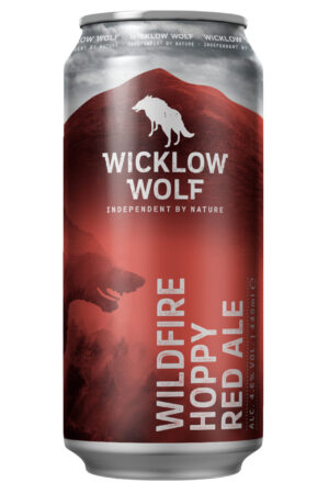 Wicklow Wolf Wildfire Hoppy Red Ale Can Mockup 2025