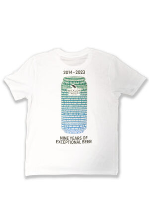 9th Anniversary T-Shirt Back with limited edition graphic