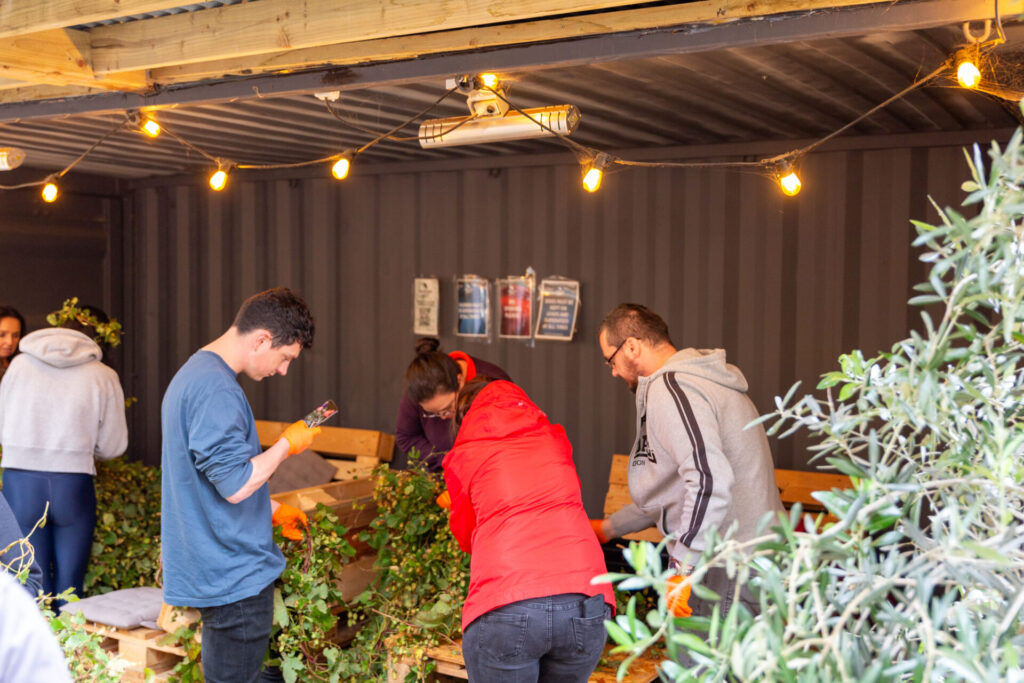 Wicklow Wolf Community Hop Harvest at the Brewery