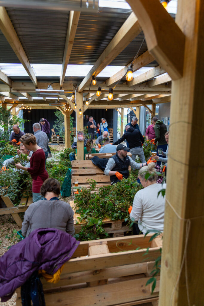 Wicklow Wolf Community Hop Harvest at the Brewery