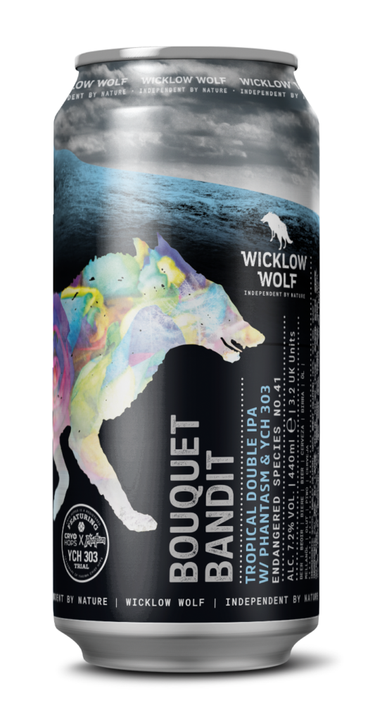 Bouquet Bandit Tropical Double IPA, Can Mockup