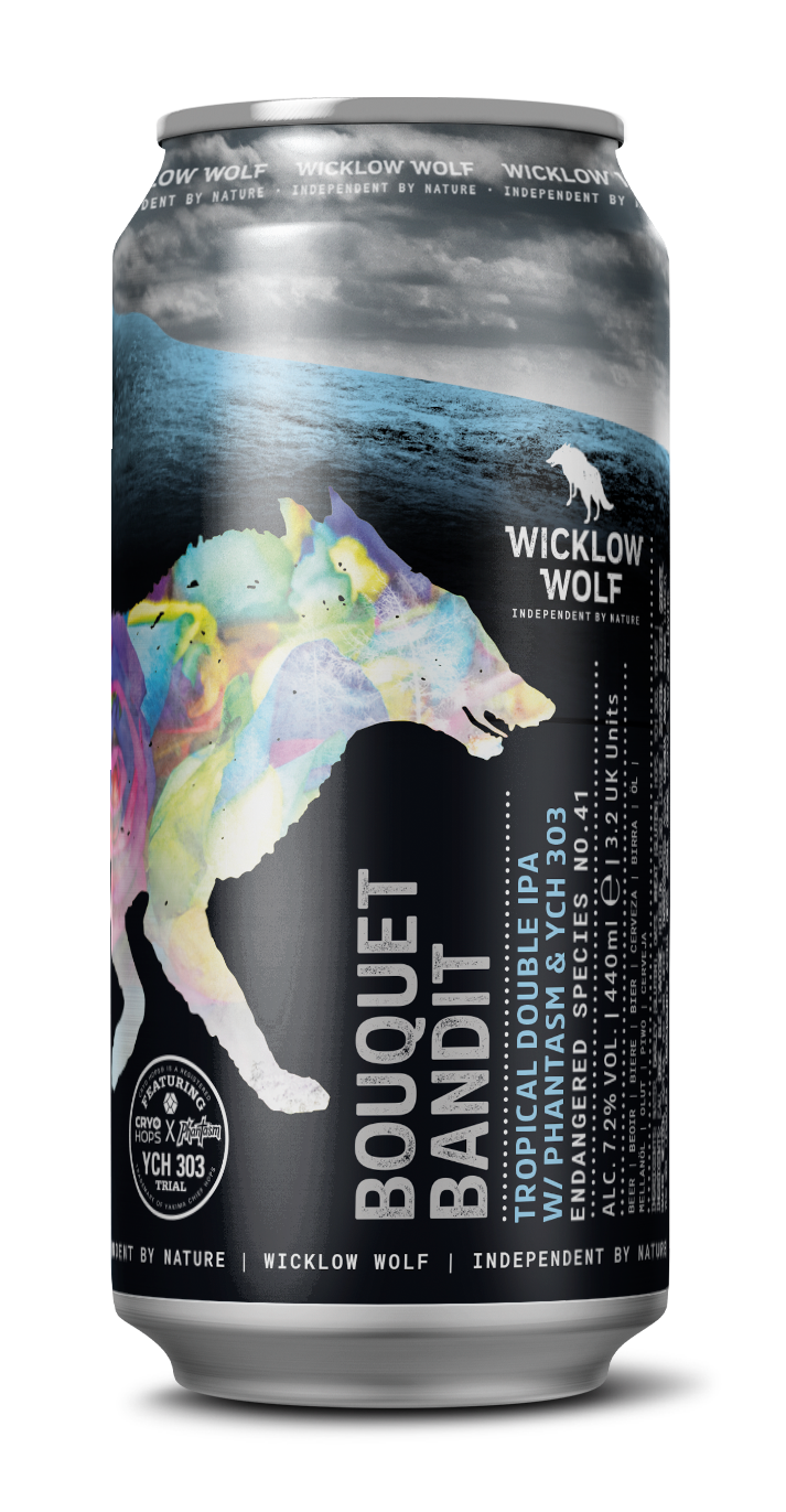 Bouquet Bandit Tropical Double IPA, Can Mockup